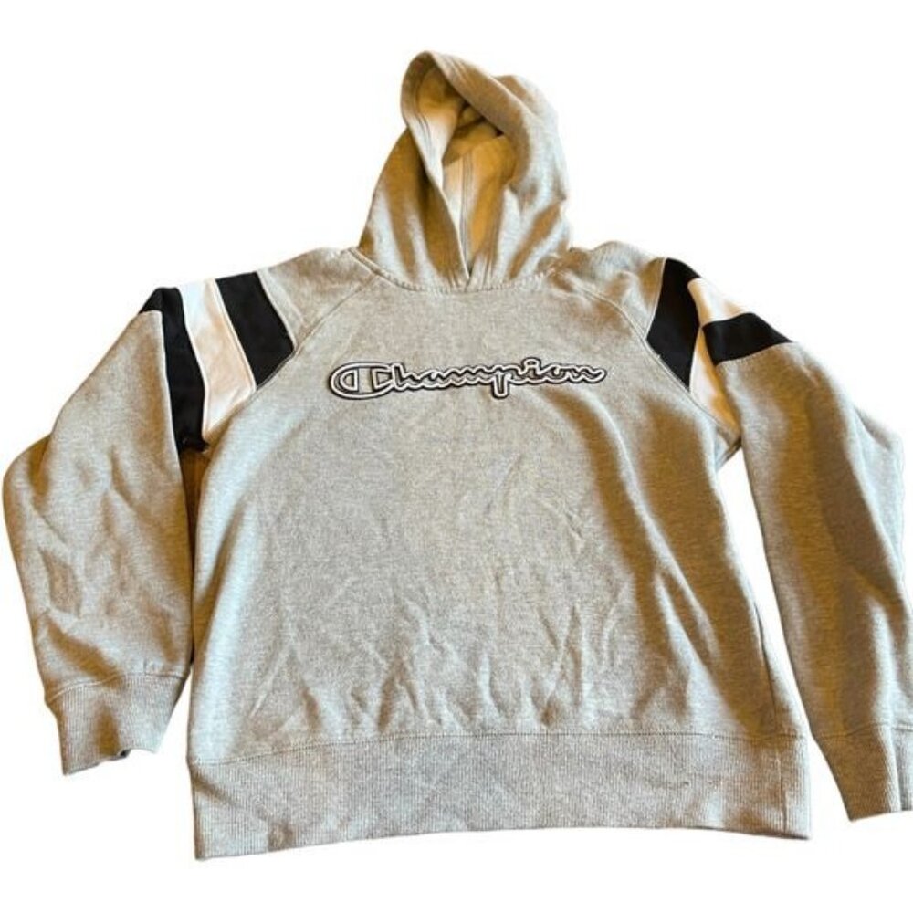Champion Authentic Athleticwear Gray Hoodie M Boys